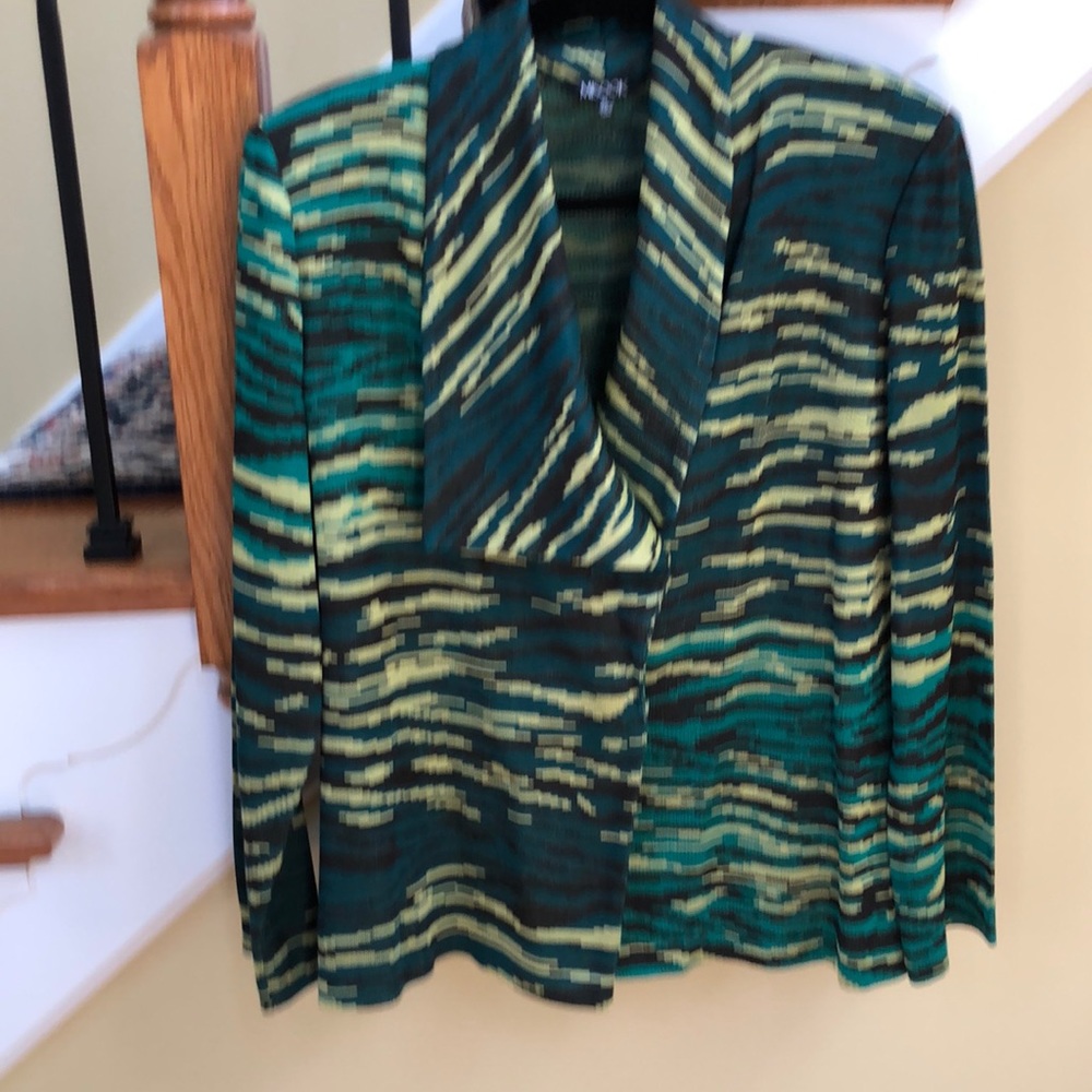 Misook knit jacket size XL